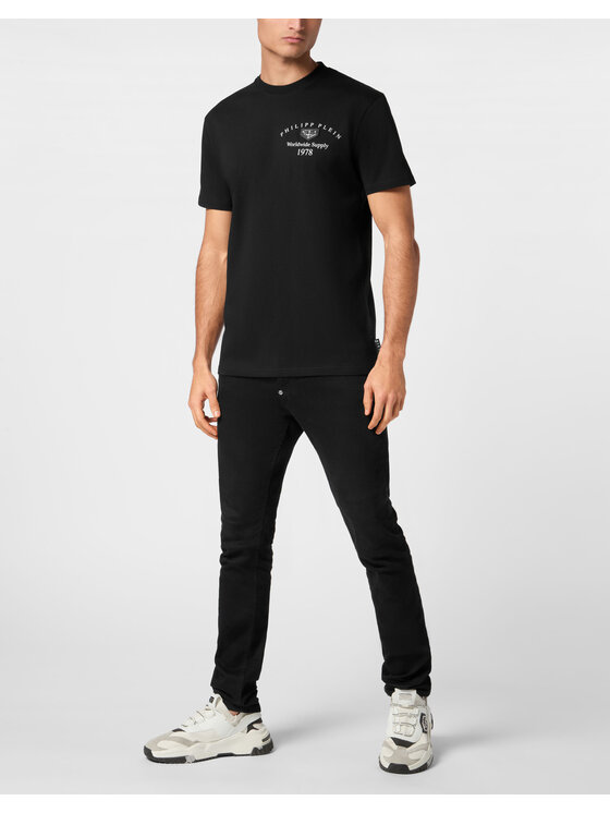 PHILIPP PLEIN PHILIPP PLEIN Tričko 23463 Čierna Regular Fit