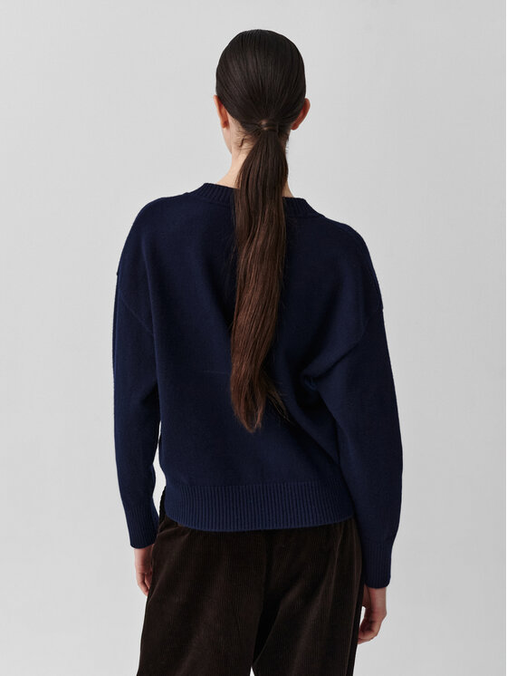 TATUUM TATUUM Sweter ELNERKA 1 Granatowy Classic Fit