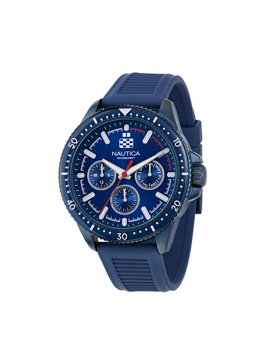 Nautica Nautica Ročna ura Nct Windrose NAPWRF404 Modra