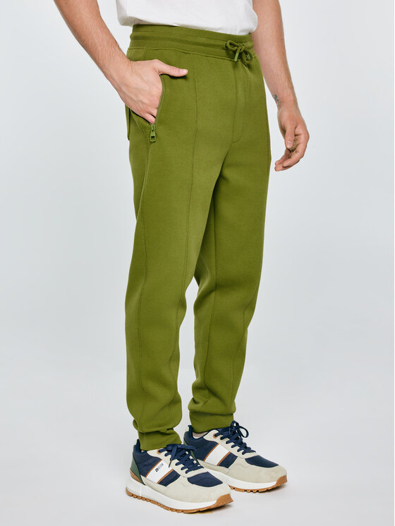 BIG STAR BIG STAR Spodnie dresowe WLADORP Zielony Basic Fit