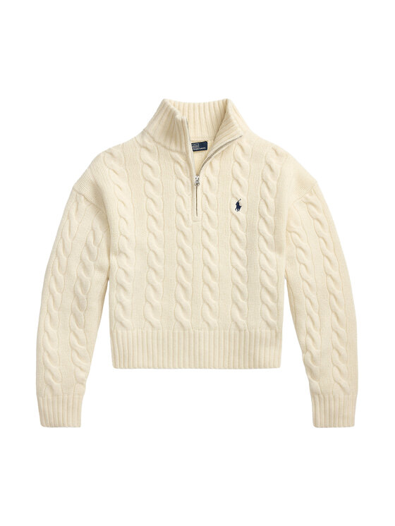 Polo Ralph Lauren Polo Ralph Lauren Pulover 211972130003 Écru Relaxed Fit