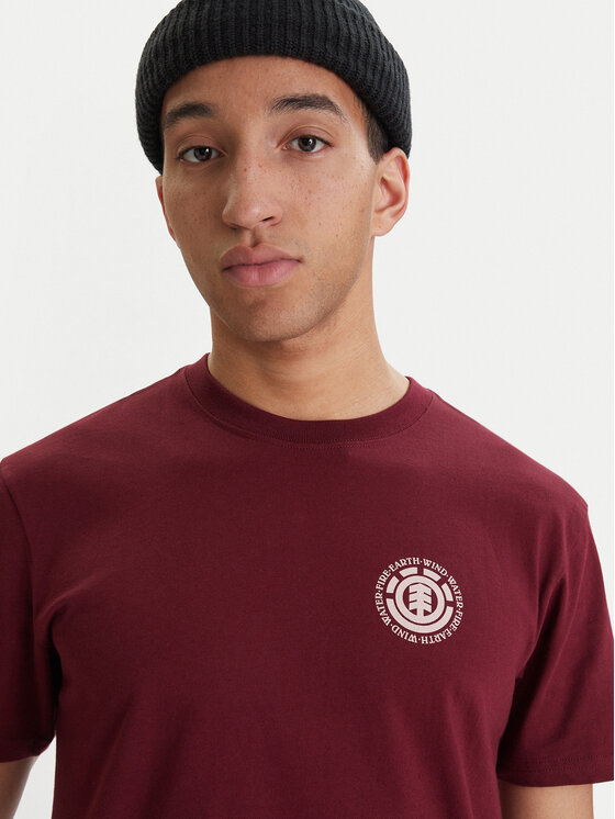 Element Element Тишърт Seal Bp ELYZT00596 Бордо Regular Fit