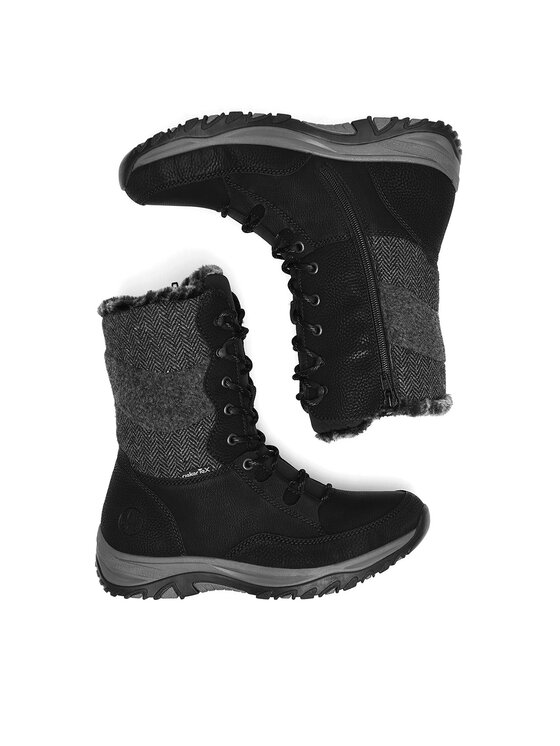 Rieker Rieker Stiefeletten M9643-01 Schwarz