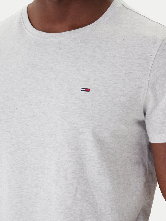 Tommy Jeans Tommy Jeans Majica DM0DM04411 Siva Slim Fit