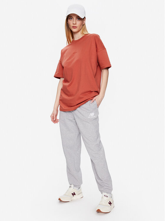 New Balance New Balance T-shirt Athletics Nature WT23556 Smeđa Relaxed Fit