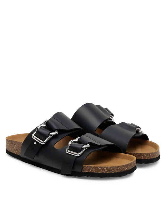 LOVE MOSCHINO LOVE MOSCHINO Klapki JA28273G1MIA000A Czarny