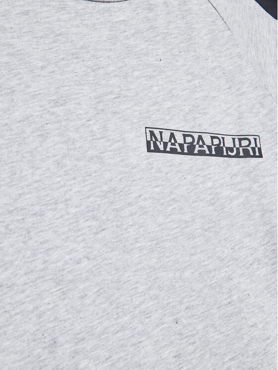 Napapijri Napapijri Тишърт S-Pinta NP0A4H2Y D Сив Regular Fit