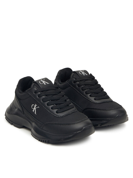 Calvin Klein Calvin Klein Снікерcи Low Cut Lace Up V3A9-83105-1695 S Чорний