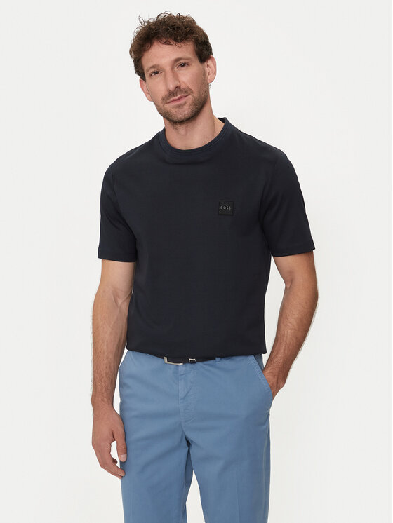 Boss Tričko Tiburt 278 50515598 Tmavomodrá Regular Fit