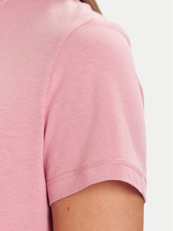 Tommy Jeans Tommy Jeans Tričko Linear DW0DW21964 Ružová Regular Fit