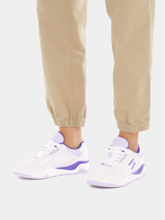 Tommy Jeans Tommy Jeans Laisvalaikio batai Tjw New Basket Sneaker Lc EN0EN02524 Violetinė