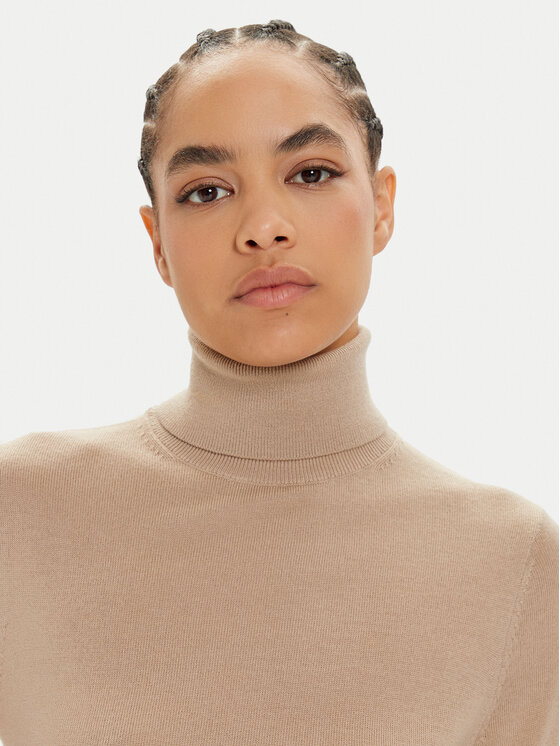 Calvin Klein Calvin Klein Dolčevita K20K207449 Bež Regular Fit