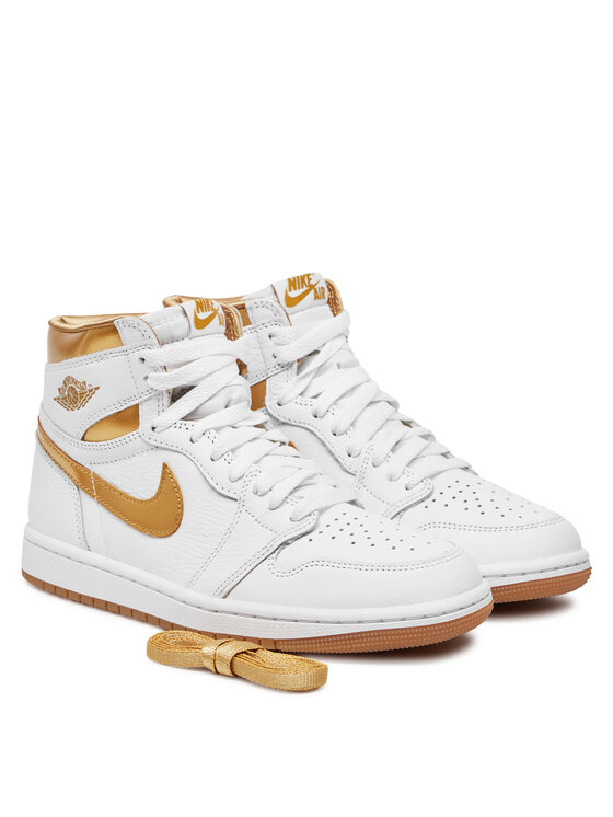 Nike Nike Sportcipők Air Jordan 1 Retro Hi Og FD2596 107 Fehér