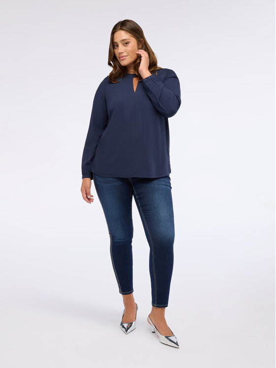 Fiorella Rubino Fiorella Rubino Jeansy P420T005029N034 Niebieski Skin Fit