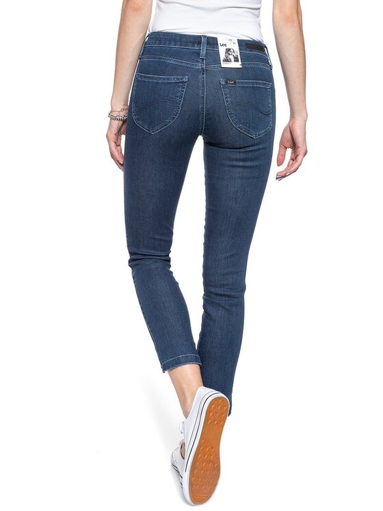 Lee Lee Jeansy SCARLETT Niebieski Skinny Fit