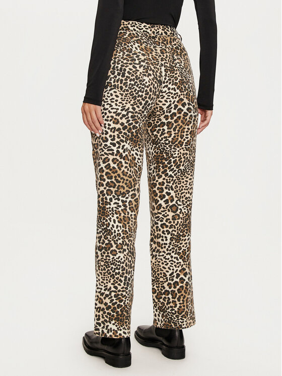 JDY JDY Medžiaginės kelnės Ray 15343448 Smėlio Wide Leg