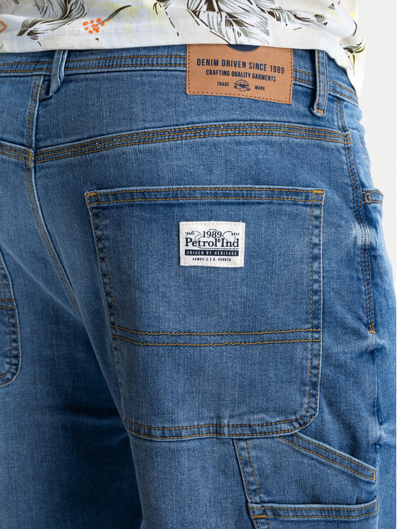 Petrol Industries Petrol Industries Traperice M-1040-DNM021 Plava Relaxed Fit