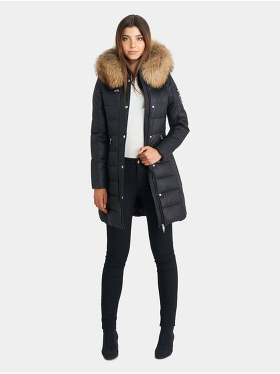 ROCKANDBLUE ROCKANDBLUE Vatovaná bunda BEAM Černá Slim Fit