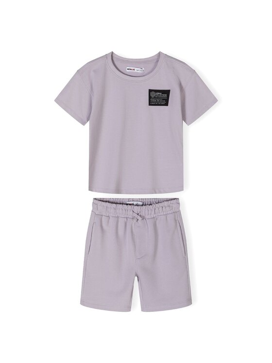 T-Shirt, rozmiar 104/110, Fioletowy, 23fleece119