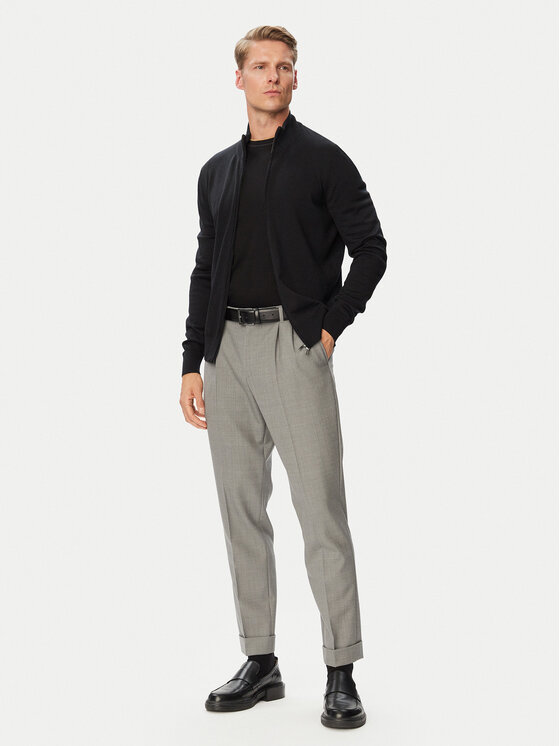 BOSS BOSS Kardiganas H-Balonso 50566344 Juoda Regular Fit