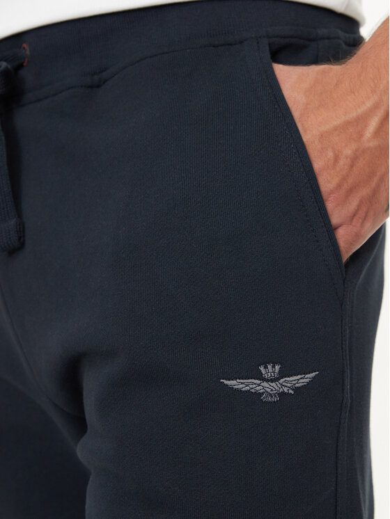 Aeronautica Militare Aeronautica Militare Donji dio trenerke 242PF945F511 Tamnoplava Regular Fit