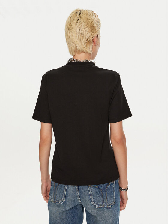 Miss Sixty Miss Sixty T-Shirt 6L3SJ3780000 Czarny Regular Fit
