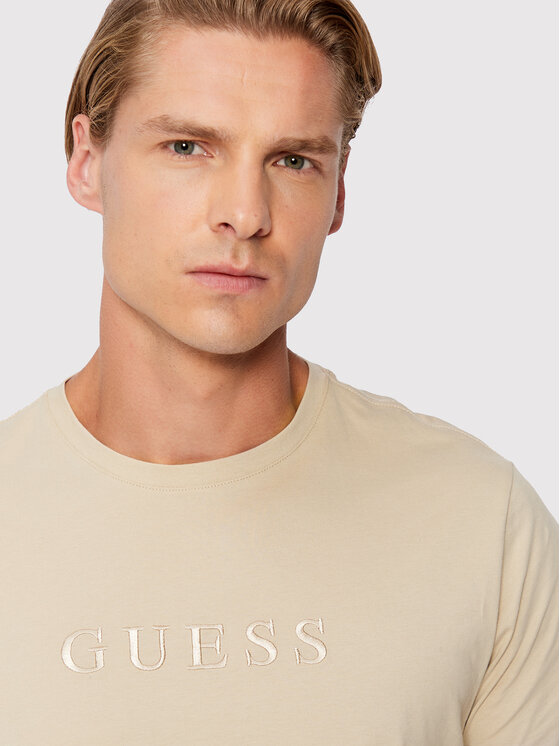 Guess Guess Футболка M2BP47 K7HD0 Бежевий Regular Fit