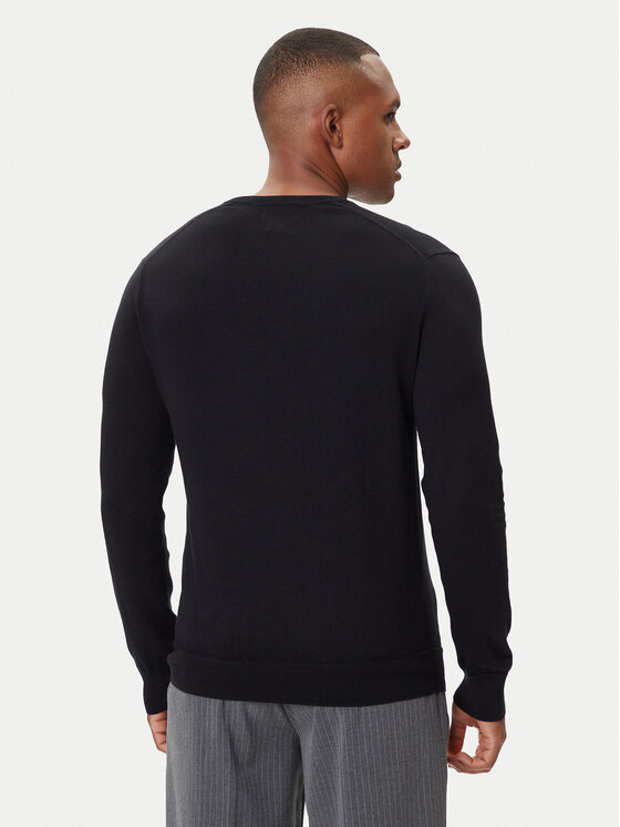Polo Ralph Lauren Polo Ralph Lauren Džemper Ls Sf Vn Pp 710670789003 Crna Regular Fit