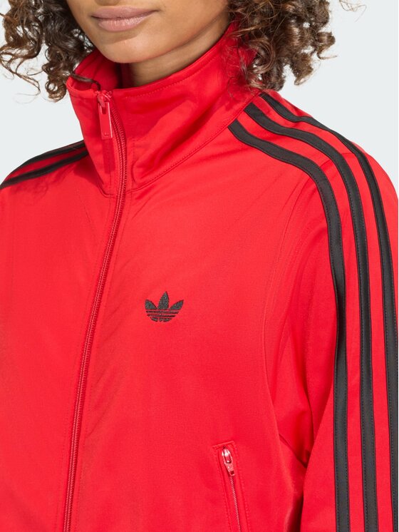 adidas adidas Bluza FIREBIRD CLASSIC Czerwony Regular Fit