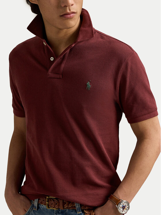 Polo Ralph Lauren Polo Ralph Lauren Polokošile 710536856457 Bordó Slim Fit