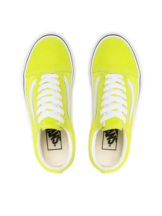 Vans old 2024 skool lime green