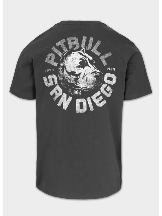 PITBULL PITBULL T-Shirt DOG SD Szary Regular Fit