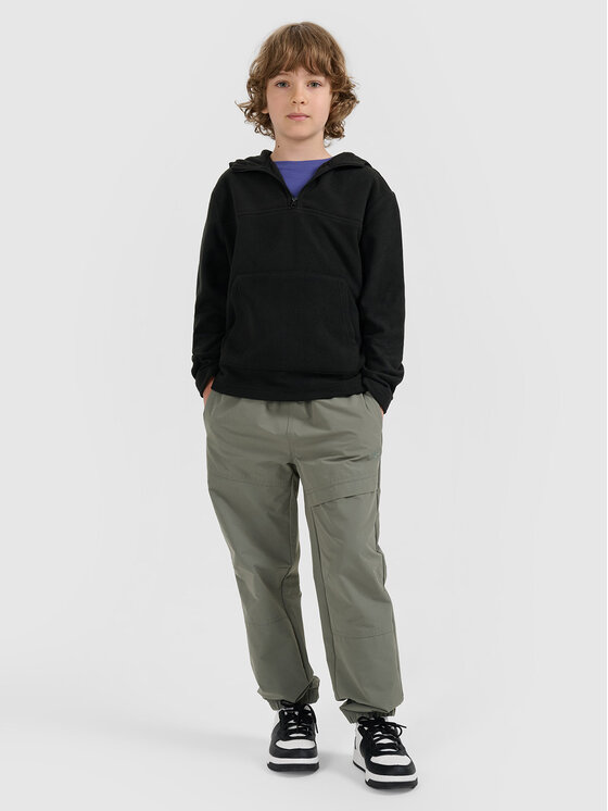 4F 4F Bluza APRES SKI Czarny Regular Fit
