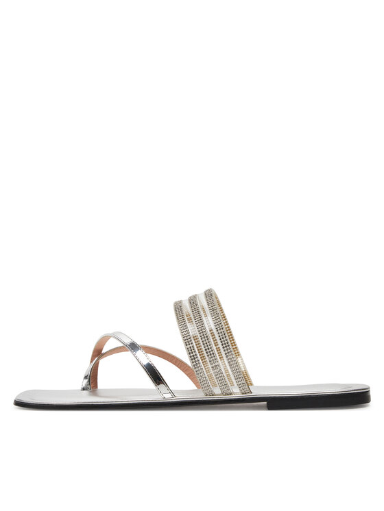 Pollini Pollini Джапанки SA28220C0ITY199A Сребрист