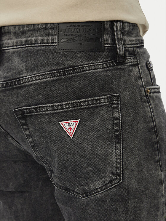 Guess Jeans Guess Jeans Jeans M6YA1C D1244 Schwarz Slim Fit