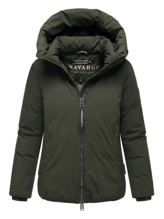 Navahoo Navahoo Kurtka zimowa Blütenlicht Zielony Regular Fit