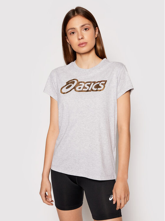 Asics Majica Logo Graphic 2032B406 Siva Regular Fit