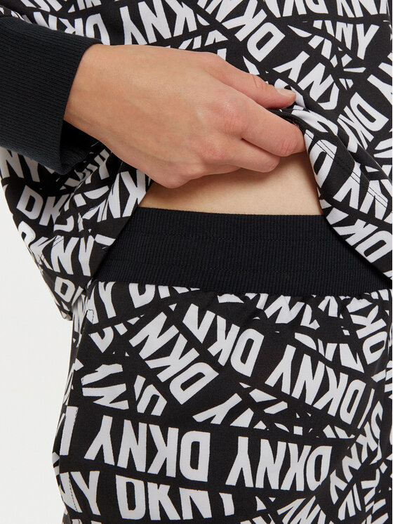 DKNY DKNY Pidžaama YI80022 Must Regular Fit