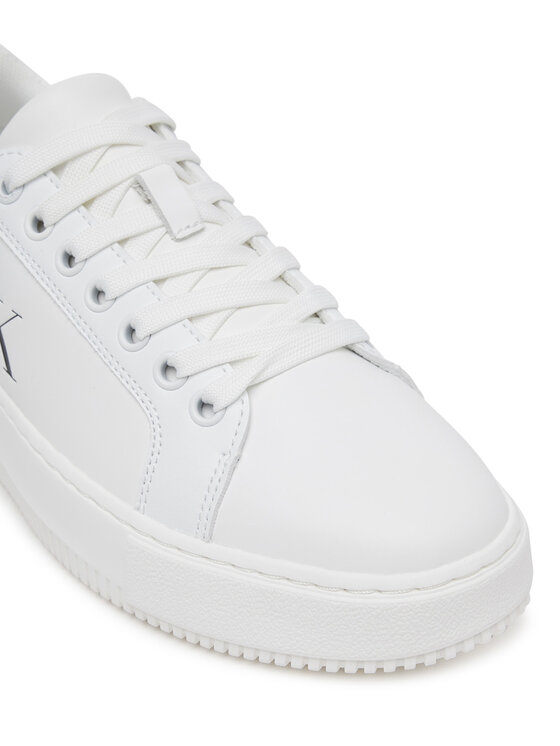 Calvin Klein Jeans Calvin Klein Jeans Sneakersy Chunky Cupsole Ru Patch Lth Wn YW0YW01846 Biela