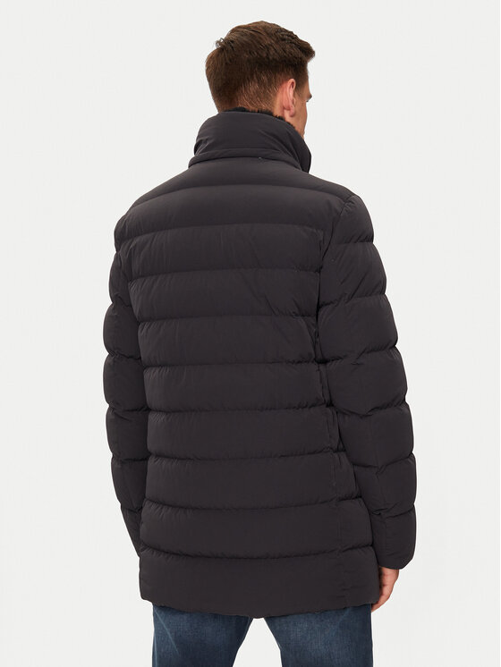 Hetregó Hetregó Pūkinė striukė William 8N435R Juoda Regular Fit