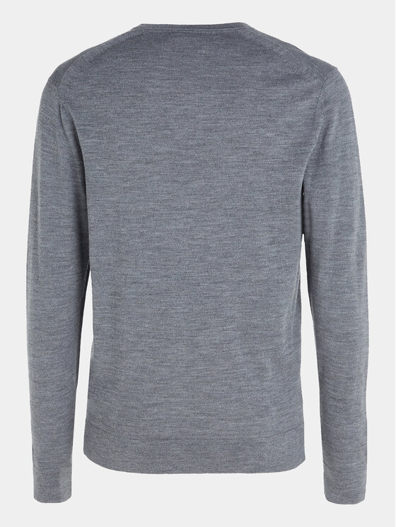 Calvin Klein Calvin Klein Sweter K10K110423 Szary Slim Fit