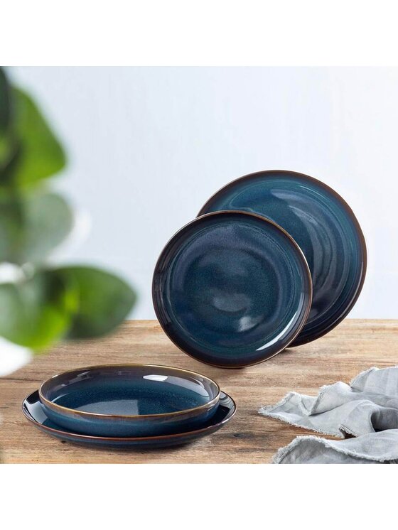 Villeroy & Boch Villeroy & Boch Talerz płaski Villeroy & Boch Crafted Granatowy