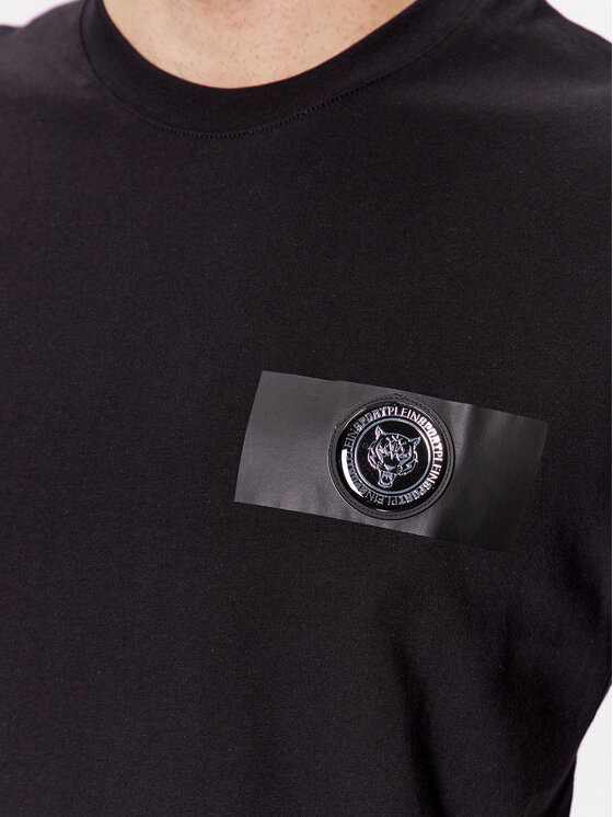 Plein Sport Plein Sport T-Shirt SACC MTK6027 SJY001N Czarny Regular Fit
