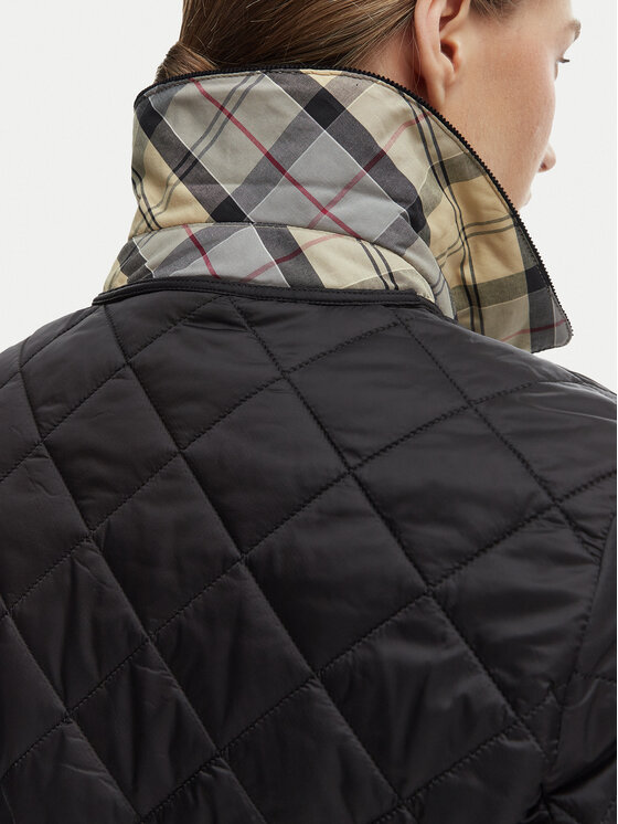 Barbour Barbour Преходно яке Deveron LQU1012BK91 Черен Regular Fit