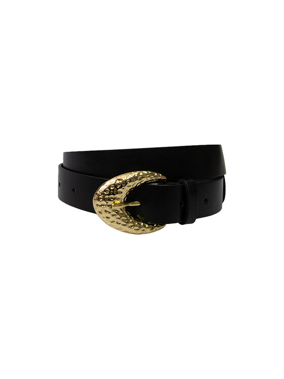 ALLORA BE UNIQUE ALLORA BE UNIQUE Cintura da donna 100% leather Nero