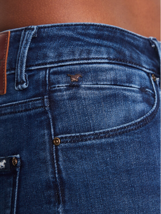 Mustang Mustang Jeans hlače Georgia 1013577 Mornarsko modra Super Skinny Fit