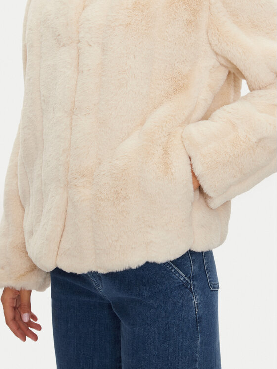 Guess Guess Pelzmantel W0BL0N WDCH0 Beige Regular Fit