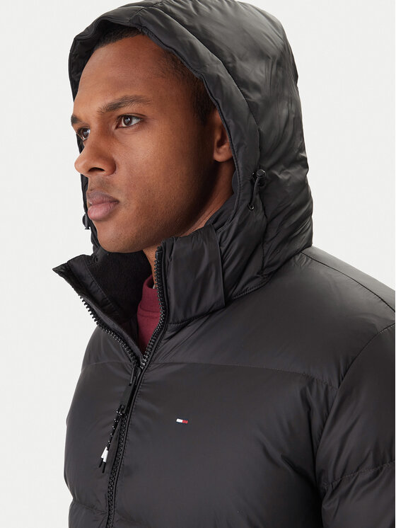 Tommy Jeans Tommy Jeans Daunenjacke Essential DM0DM20466 Schwarz Regular Fit