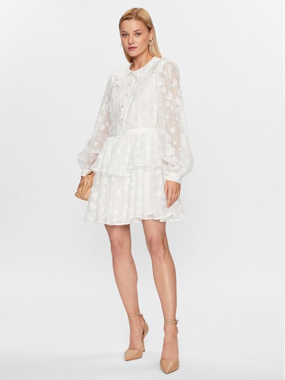 Custommade Custommade Ежедневна рокля Juma 999357472 Бял Regular Fit