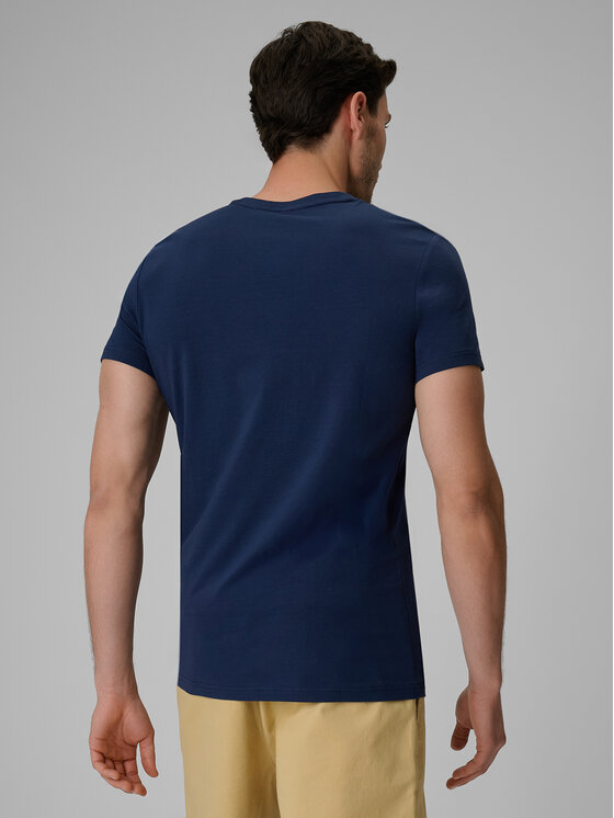 4F 4F T-Shirt LAKESIDE ESCAPE Granatowy Regular Fit